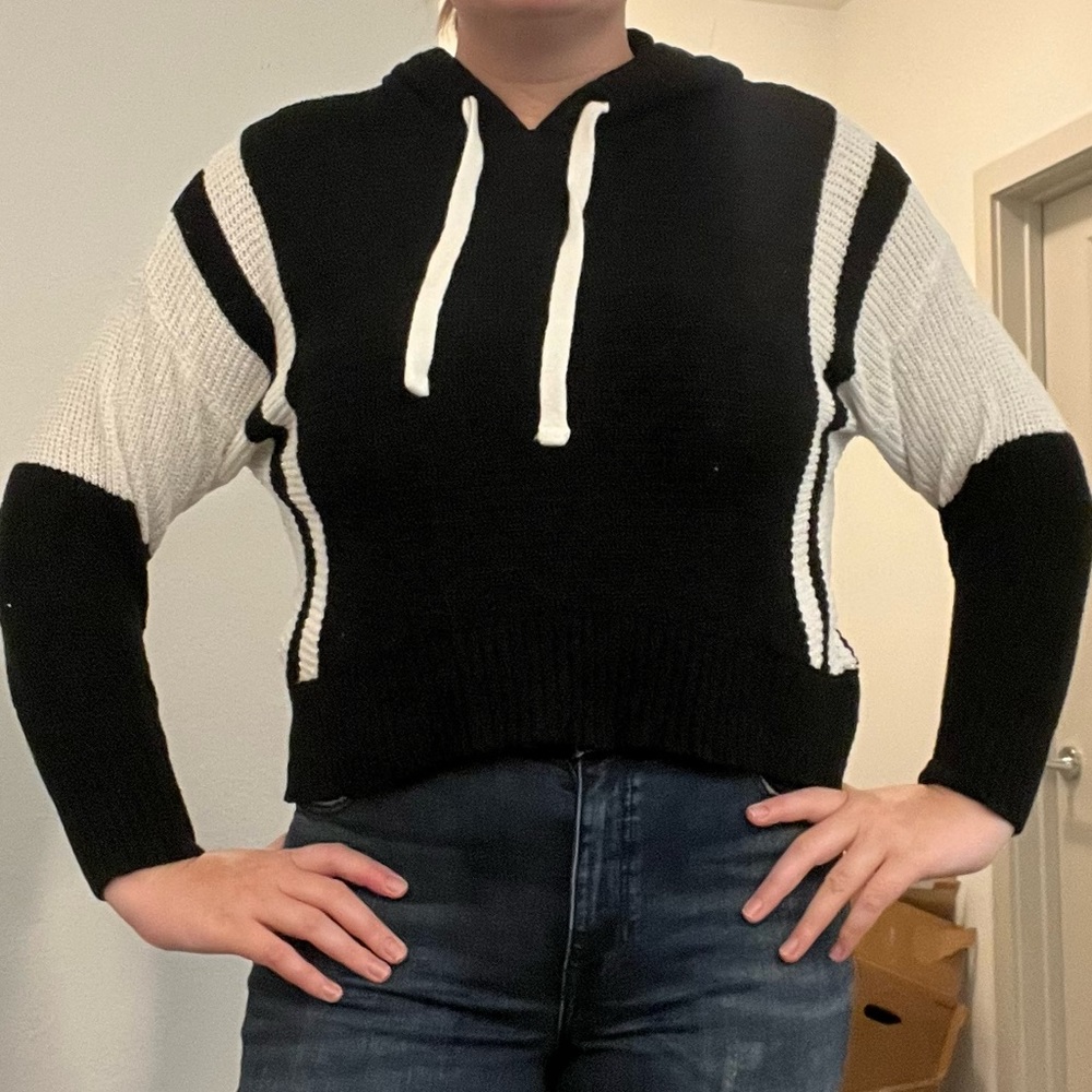 Express Black&White Hoodie